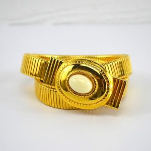 Accessocraft Gold Stretch Vintage Belt #177-5